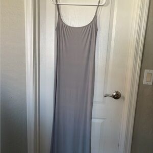 wild fable Light Gray Maxi Slip Dress